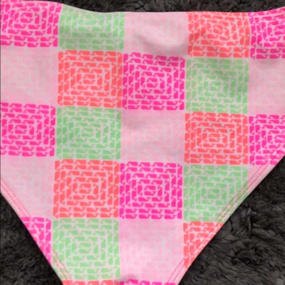 Vineyard Vines Patchwork Whale Bikini Bottom Xs - image 4